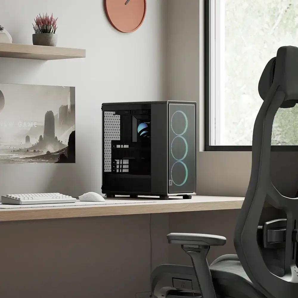 Caixa ATX FRACTAL DESIGN Epoch (ATX, Micro ATX, Mini-ITX - Midi Tower - Aço, vidro temperado - Preto) — miniatura 4