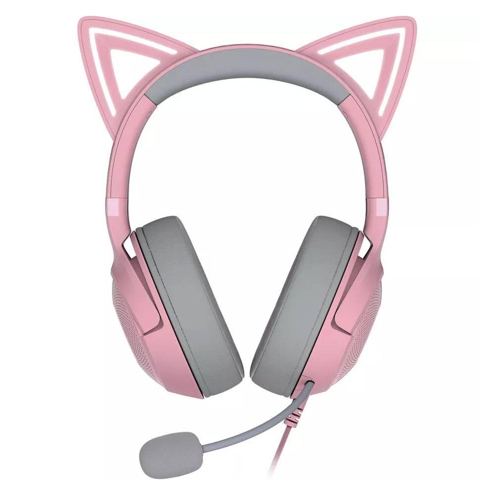 Headset RAZER Kraken Kitty V2 (Binaural - Com fios - Circum-aural - Rosa) — miniatura 3