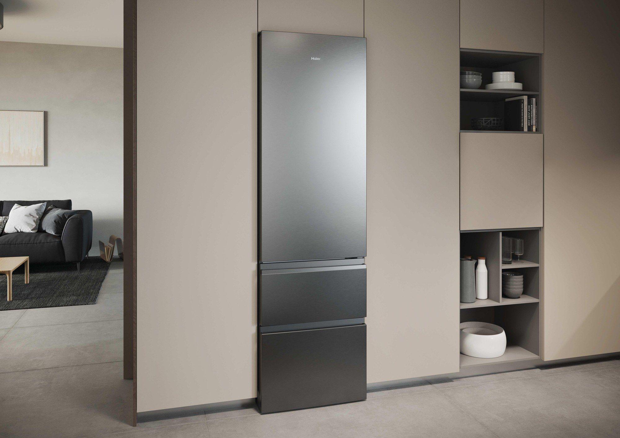 Frigorífico Combinado Independente HAIER HTR3620ENMG (414 l - 205x59,5x66,7 cm - 205 cm - Prateado) — miniatura 14