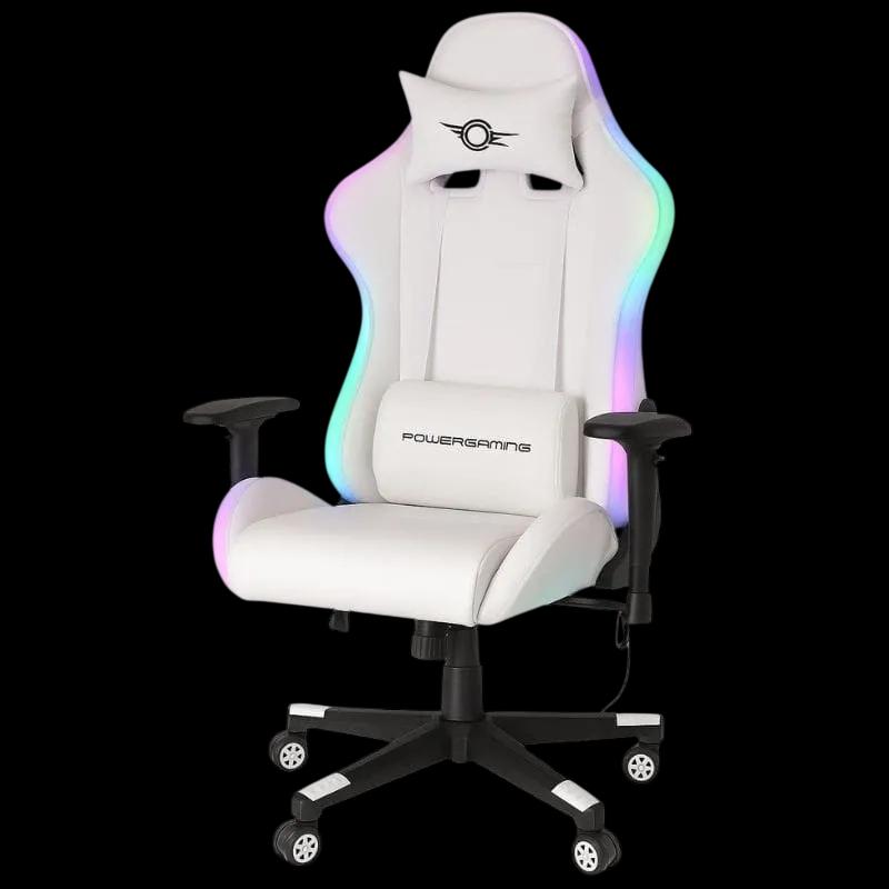 Cadeira Gaming POWERGAMING Lilith RGB (Branco)