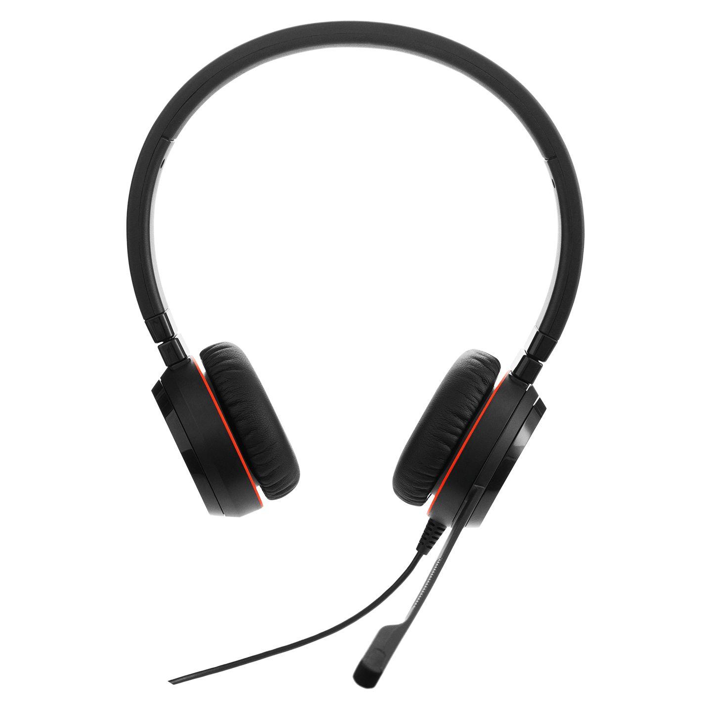 Auscultadores JABRA Evolve 20 SE MS Estéreo (Binaural - Com fios - Supra-aural - Preto)