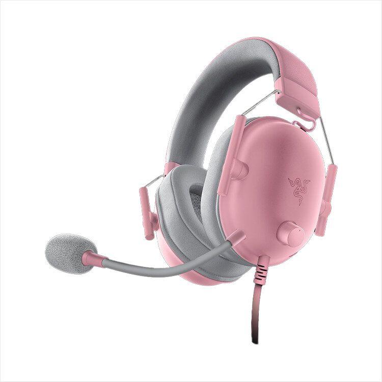 Headset Gaming RAZER BlackShark V2 X Quartz PlayStation (Binaural - Com fios - Circum-aural - Rosa), miniatura 3
