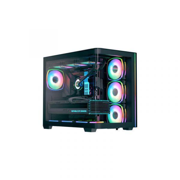 Caixa de Computador AEROCOOL P500C EVO-G-BK-v1 (Preto)