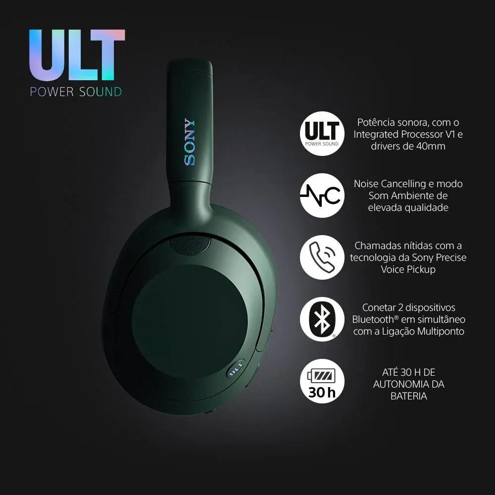 Auscultadores SONY WHULT900NH.CE7 (Bluetooth - Ativo - Cinza-esverdeado), miniatura 3