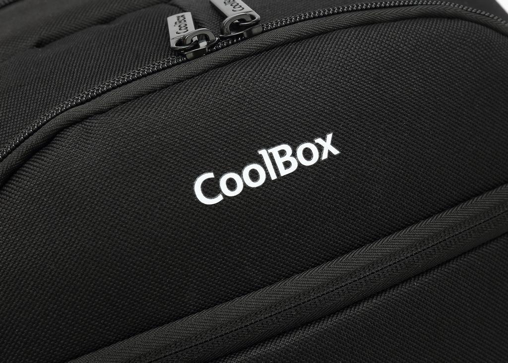 Mochila para Portátil COOLBOX COO-BAG15-2N (15,6" - Impermeável - Preto), miniatura 6