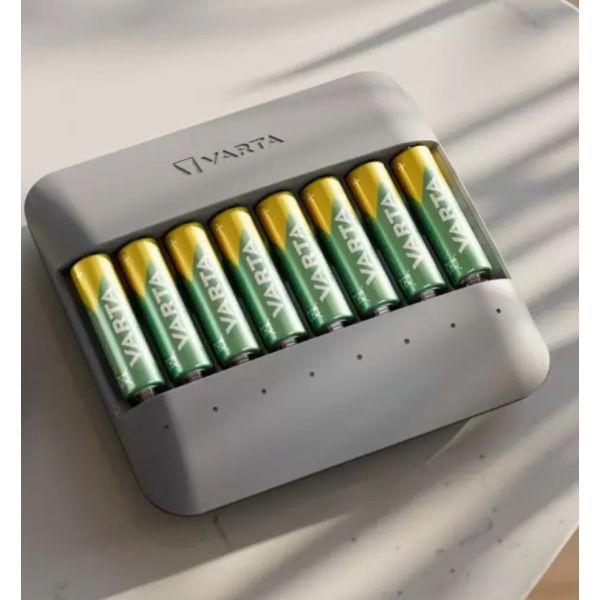 Carregador de Pilhas VARTA Eco Charger Multi Recycled 56816 (USB - AA, AAA - Cinzento), miniatura 3