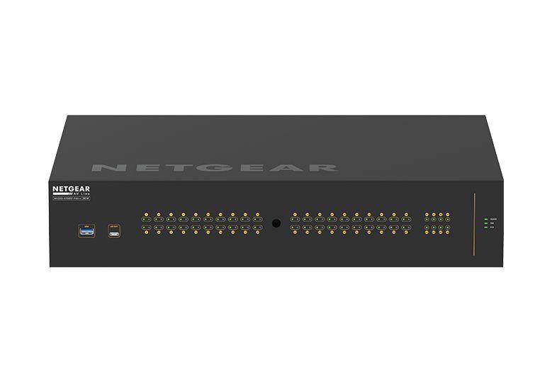 Switch Gerido NETGEAR AV Line M4250-40G8XF-PoE++ GSM4248UX-100EUS (Gigabit Ethernet - 240 Gbit/s - PoE ativo - Preto)