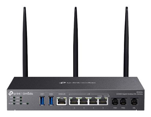 Gateway/Router DSL TP-LINK Omada DR3650v(EU) (2402 Mbit/s - Dual-band - Gigabit Ethernet - Preto)