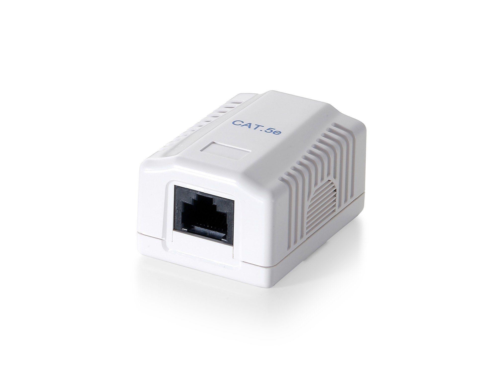 Tomada de Rede de Superfície EQUIP 235211 (RJ-45 - LSA-IDC - Branco)
