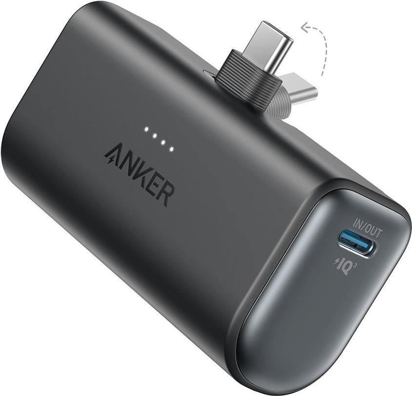 Powerbank ANKER Nano A1653021 (5000 mAh - 22,5 W - Sim, Power Delivery - Preto)