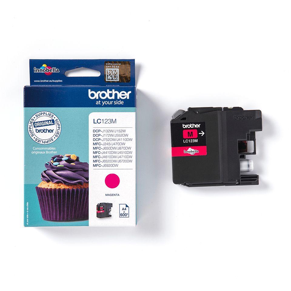 Tinteiro BROTHER LC123M (600 páginas - Magenta) — miniatura 4