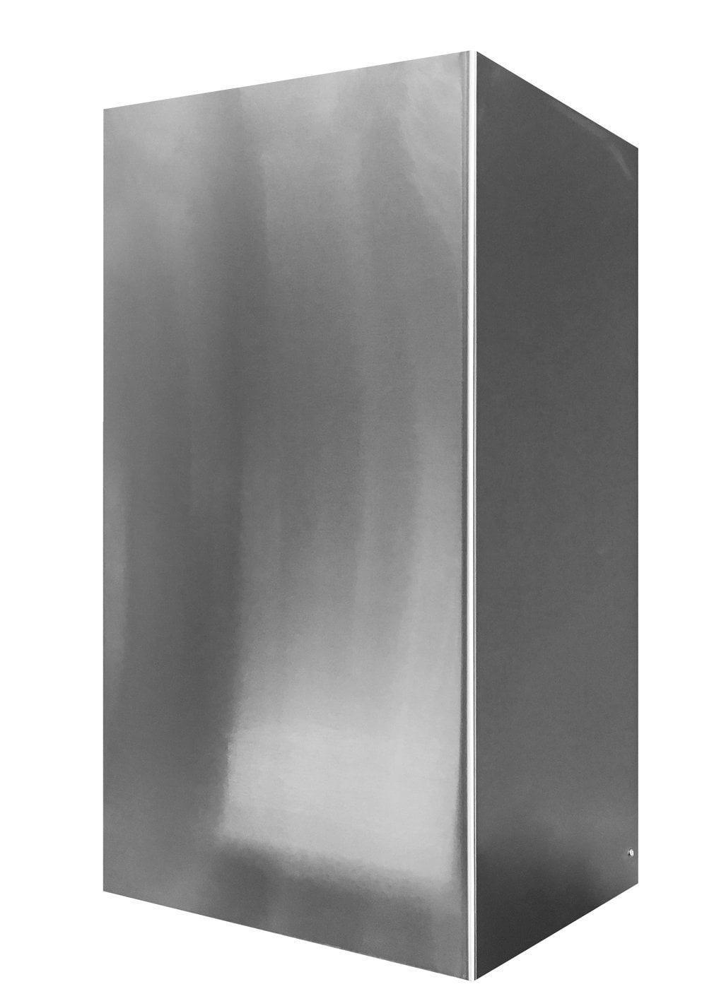 Extensão de Canal para Exaustor MEPAMSA Piramide Plus 1330390962 (Encastre - Altura 99 cm - 21 cm - Inox)