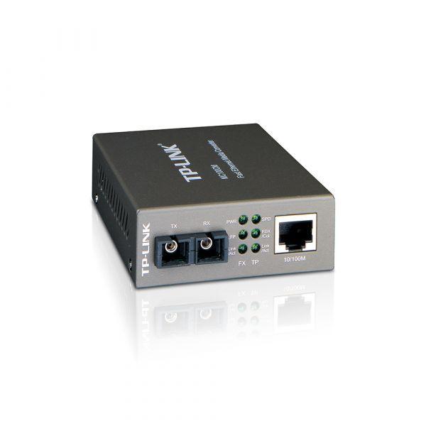 Conversor de Fibra Óptica TP-LINK MC100CM (Gigabit Ethernet - 1000 Mbit/s - Preto) — miniatura 3