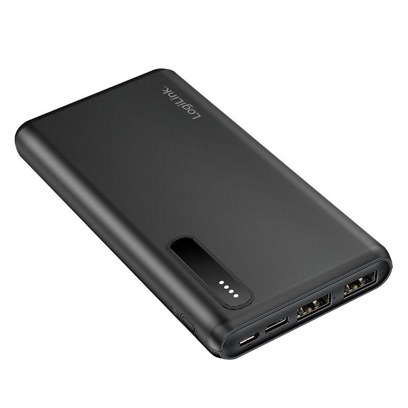 Powerbank LOGILINK PA0311 (8000 mAh - Até 12 W - Micro-USB + USB Type-C - Preto), miniatura 2