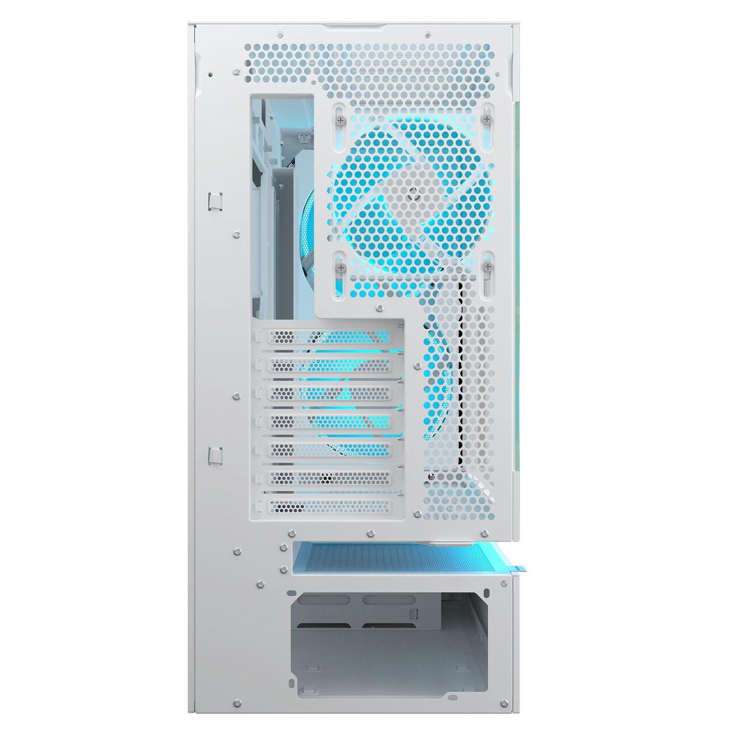 Caixa PC COUGAR CGR-2DA4W-M (ATX, CEB, Micro ATX, Mini-ITX - Midi Tower - Vidro, Aço - Branco) — miniatura 5