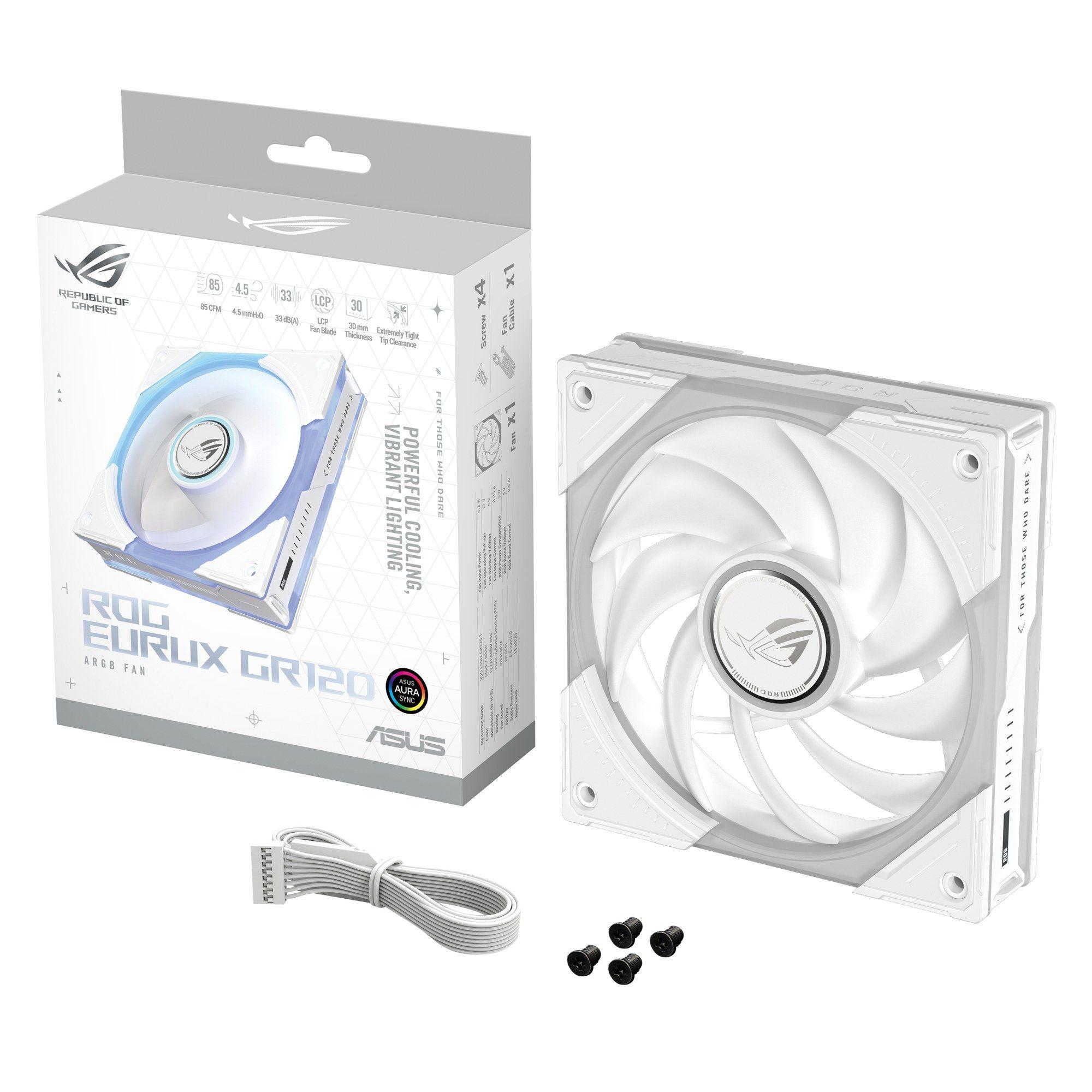 Ventoinha para Caixa ASUS ROG Eurux GR120 ARGB (Branco) — miniatura 18