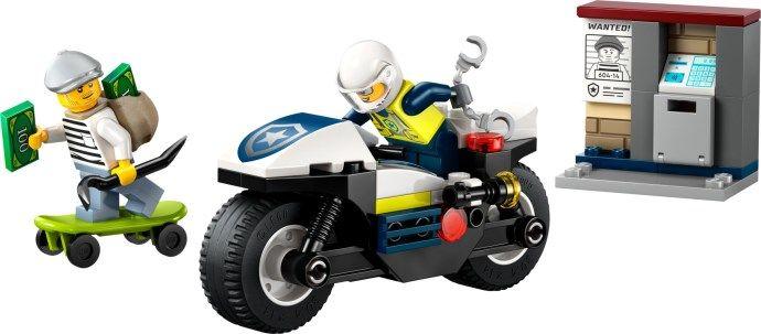 LEGO 60455 City Perseguição com Mota da Polícia (4+ anos - 65 peças), miniatura 2