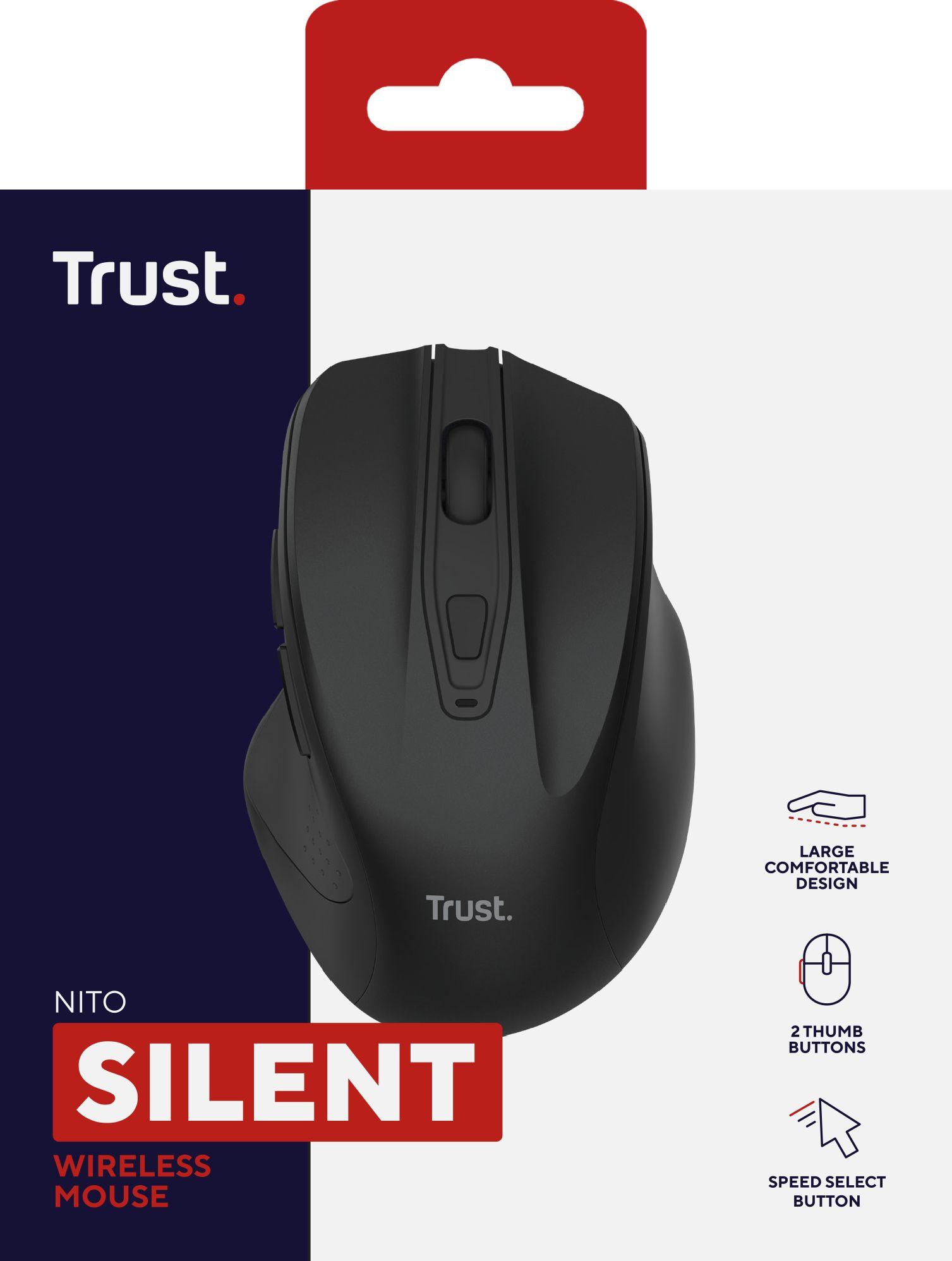 Rato TRUST Nito Silent (Mão direita - 2200 DPI - Ótico - Preto), miniatura 8