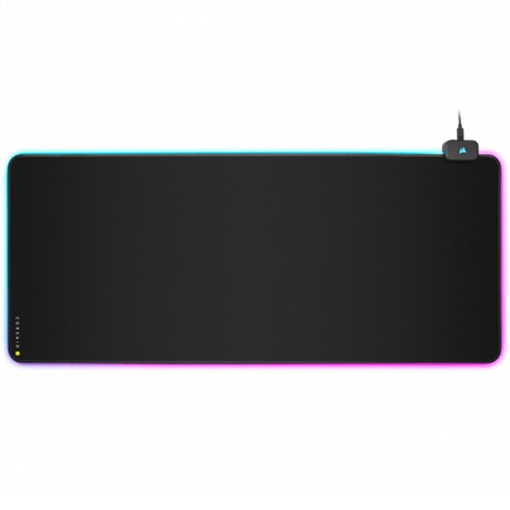 Tapete de Rato Gaming CORSAIR MM700 RGB Extended XL (XXXL - Borracha - Têxtil - Preto)