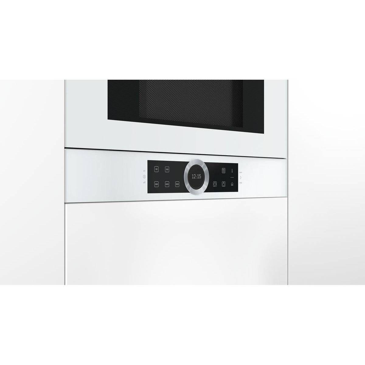 Micro-ondas Encastre BOSCH BFL634GW1 (900 W - 21 L - Toque - Branco), miniatura 2