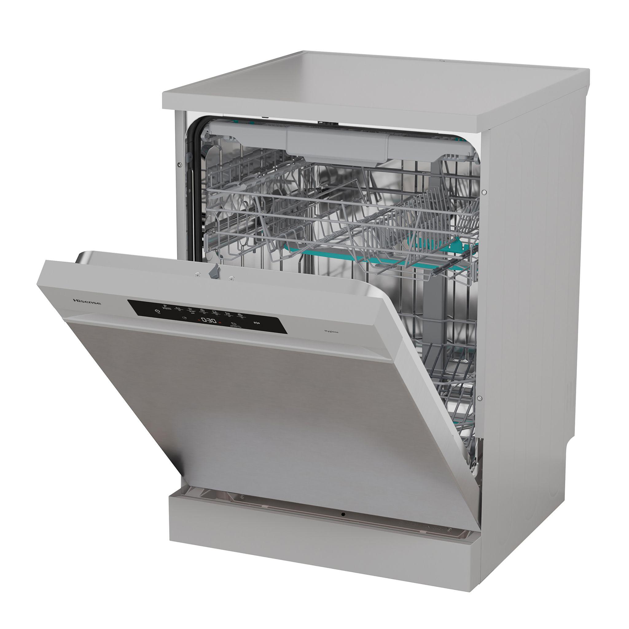 Máquina de Lavar Loiça Independente HISENSE HS643B90X (15 talheres - B - 9,5 l - Cinza Metálico), miniatura 5