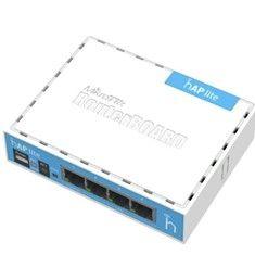 Router MIKROTIK RB941-2nD hAP lite (IEEE 802.11b/g/n - 300 Mbit/s - 2,4 GHz - Preto)