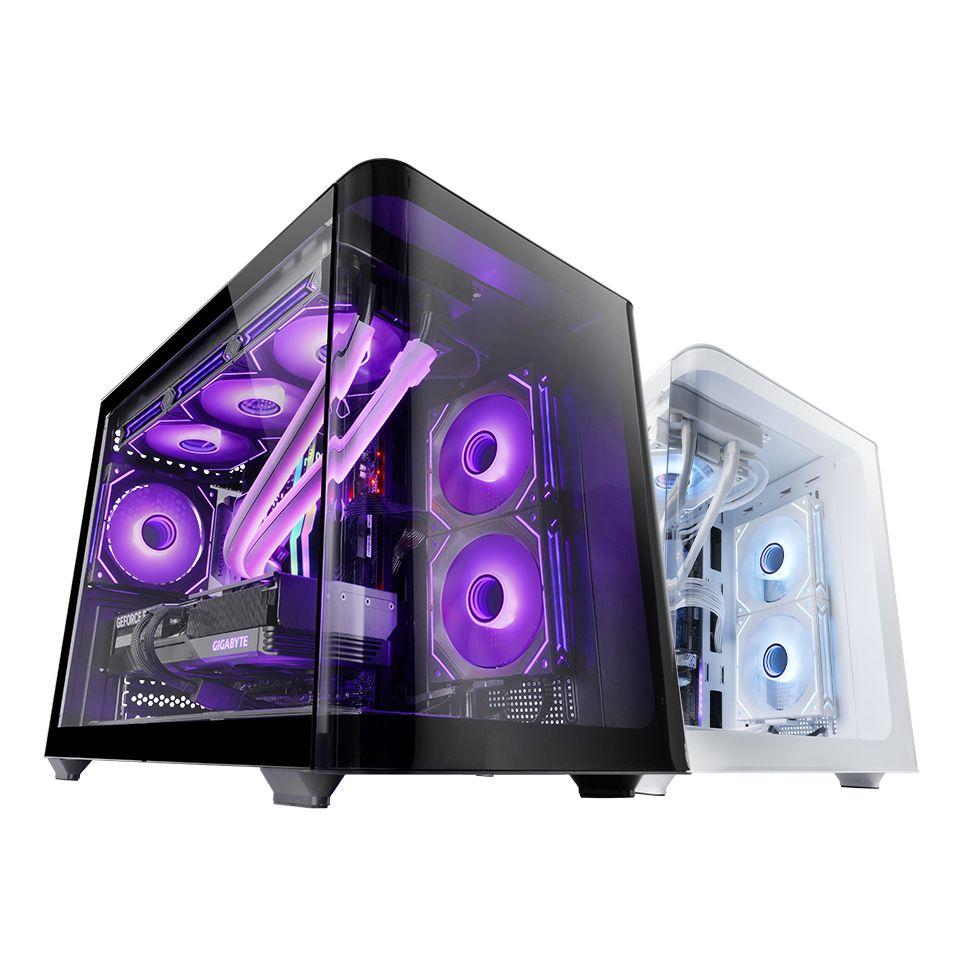 Caixa de Computador MARS GAMING MCFUSIONM (Micro ATX, Mini-ITX - Mini Tower - 16 cm - Preto) — miniatura 2