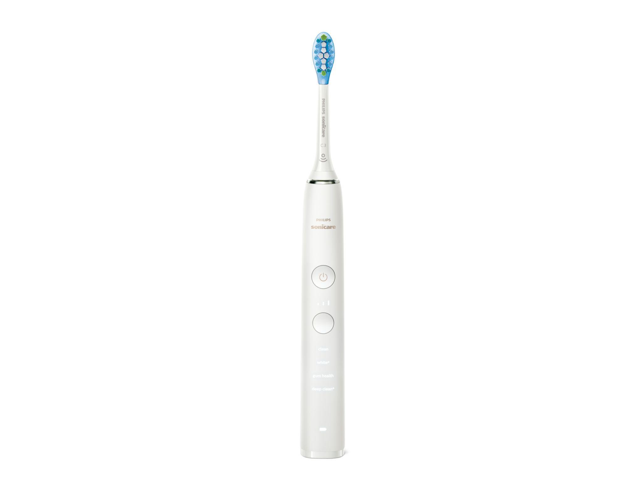 Escova de Dentes Elétrica PHILIPS Sonicare DiamondClean 9000 HX9911/27 (Branco)