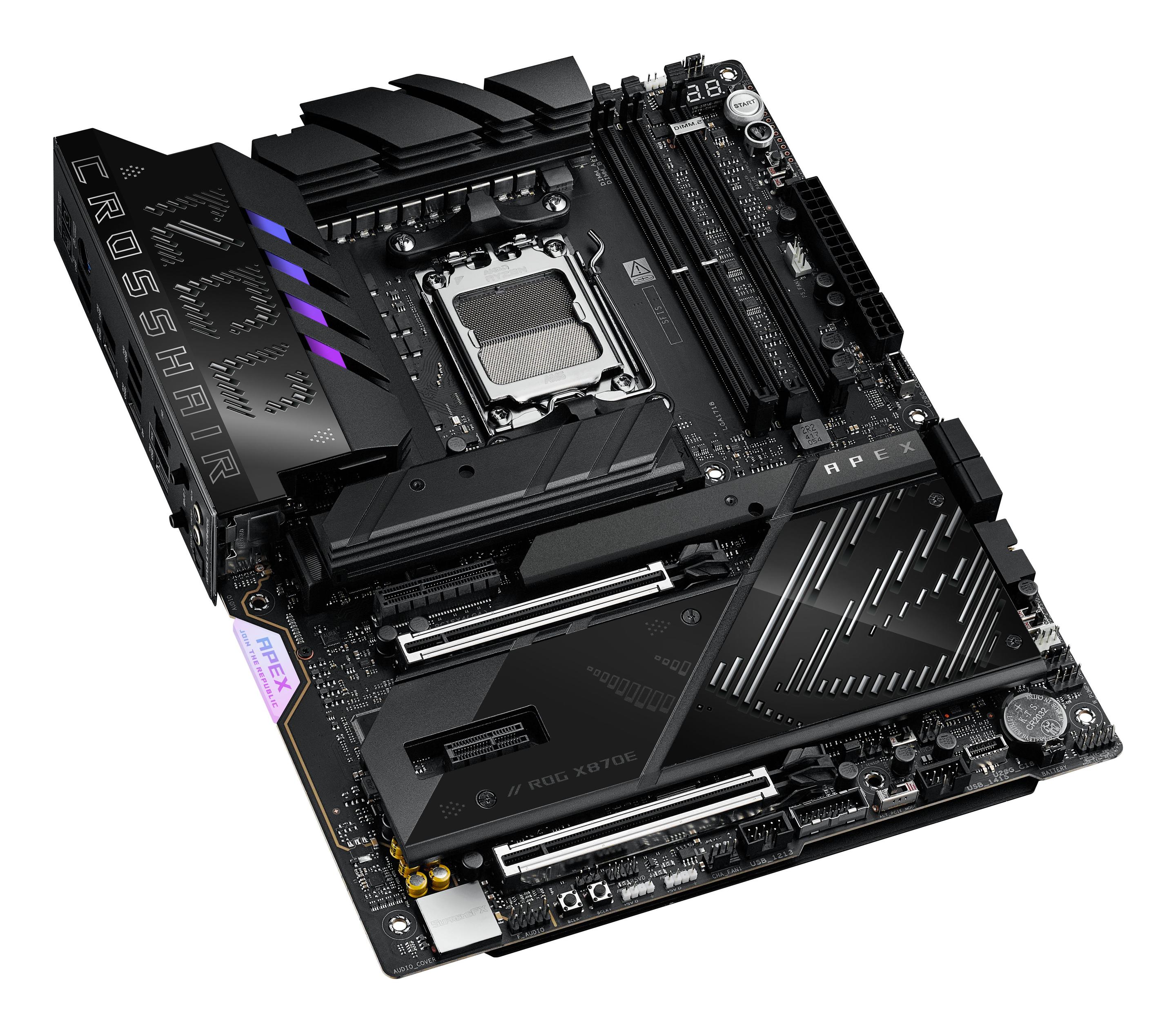 Motherboard ASUS ROG Crosshair X870E Apex (AM5 - ATX - Duplo canal - Preto), miniatura 7