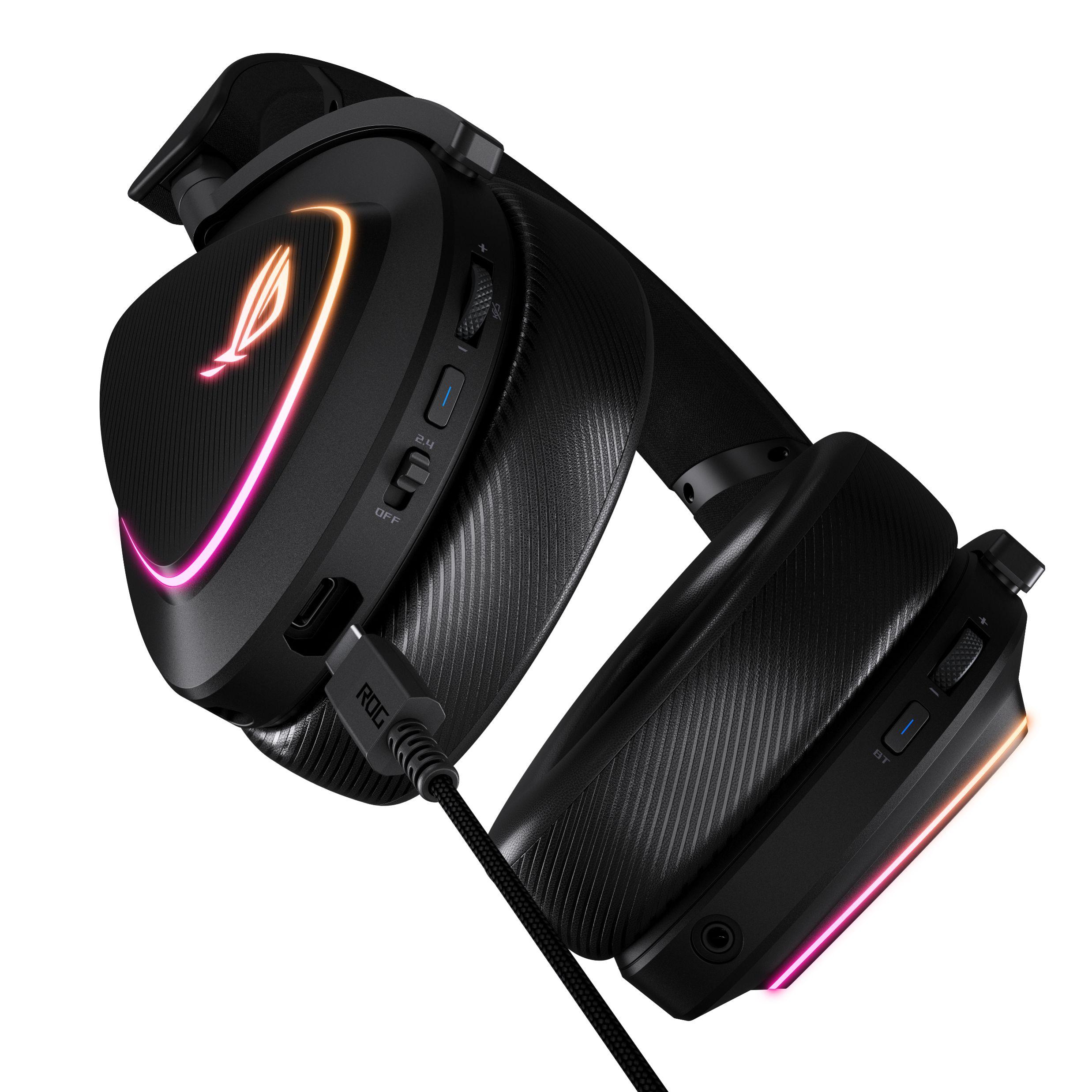 Headset Gaming ASUS ROG Delta II (Monofónico - Com fios e sem fios - Circum-aural - Preto), miniatura 6