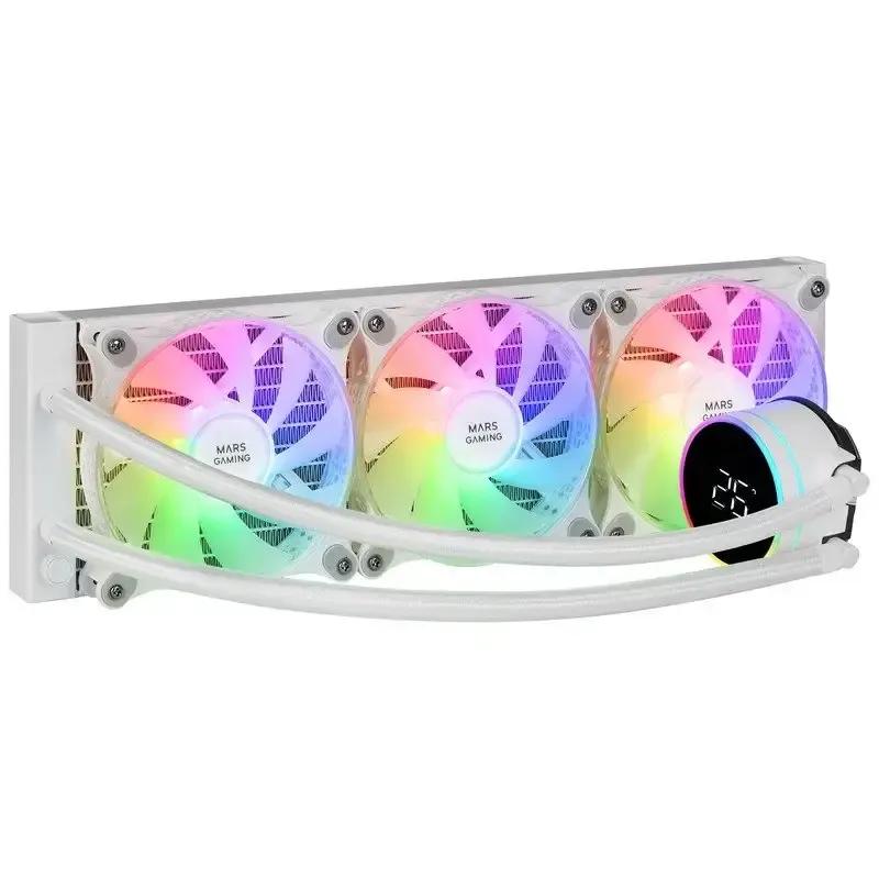Kit de Arrefecimento Líquido MARS GAMING ML-LCD360 (600 W - Alumínio - Branco) — miniatura 2