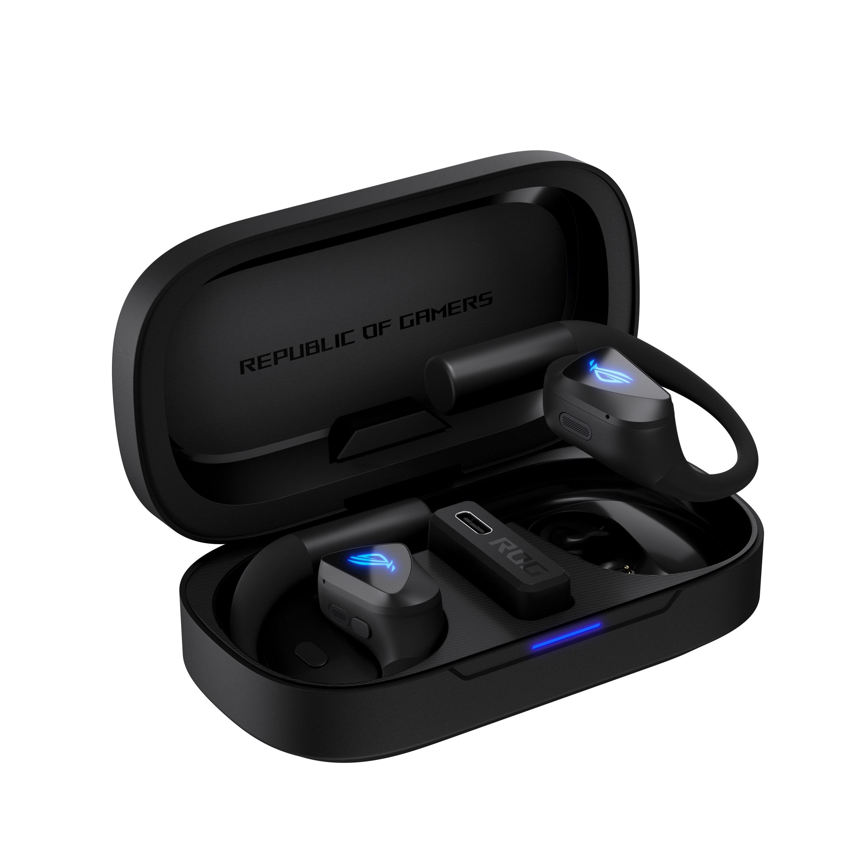 Headset Gaming ASUS ROG Cetra Open Wireless (Binaural - True Wireless Stereo - Condução De Ar - Preto) — miniatura 2
