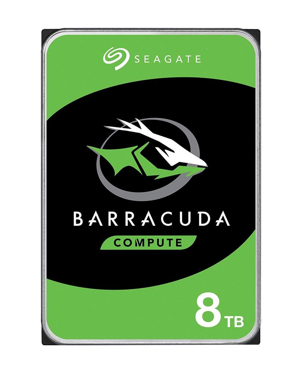 Disco Rígido Interno SEAGATE BarraCuda ST8000DM004 (8 TB - 3.5 " - Serial ATA III)