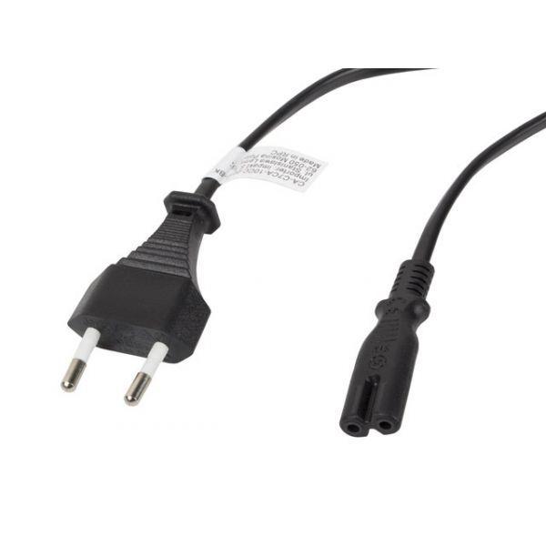 Cabo de Alimentação LANBERG CA-C7CA-10CC-0030-BK (3 m - CEE 7/16 - Acoplador C7 - Preto), miniatura 2