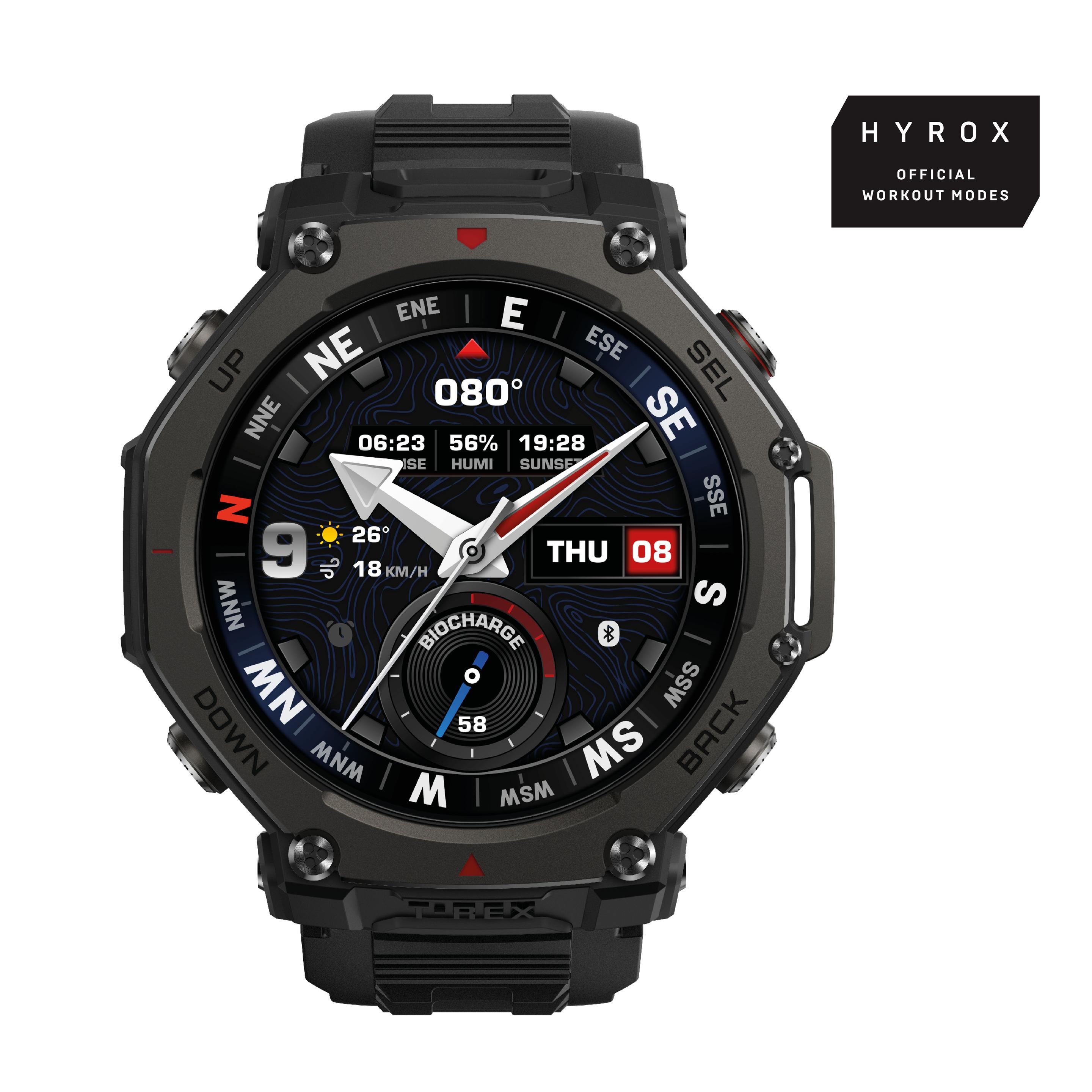 Smartwatch AMAZFIT T-Rex 3 Pro (Polímero e titânio - Preto)