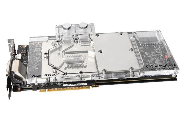 Bloco de Água para Placa Gráfica THERMALTAKE Pacific V-GTX 1080 Ti Transparent (Transparente)