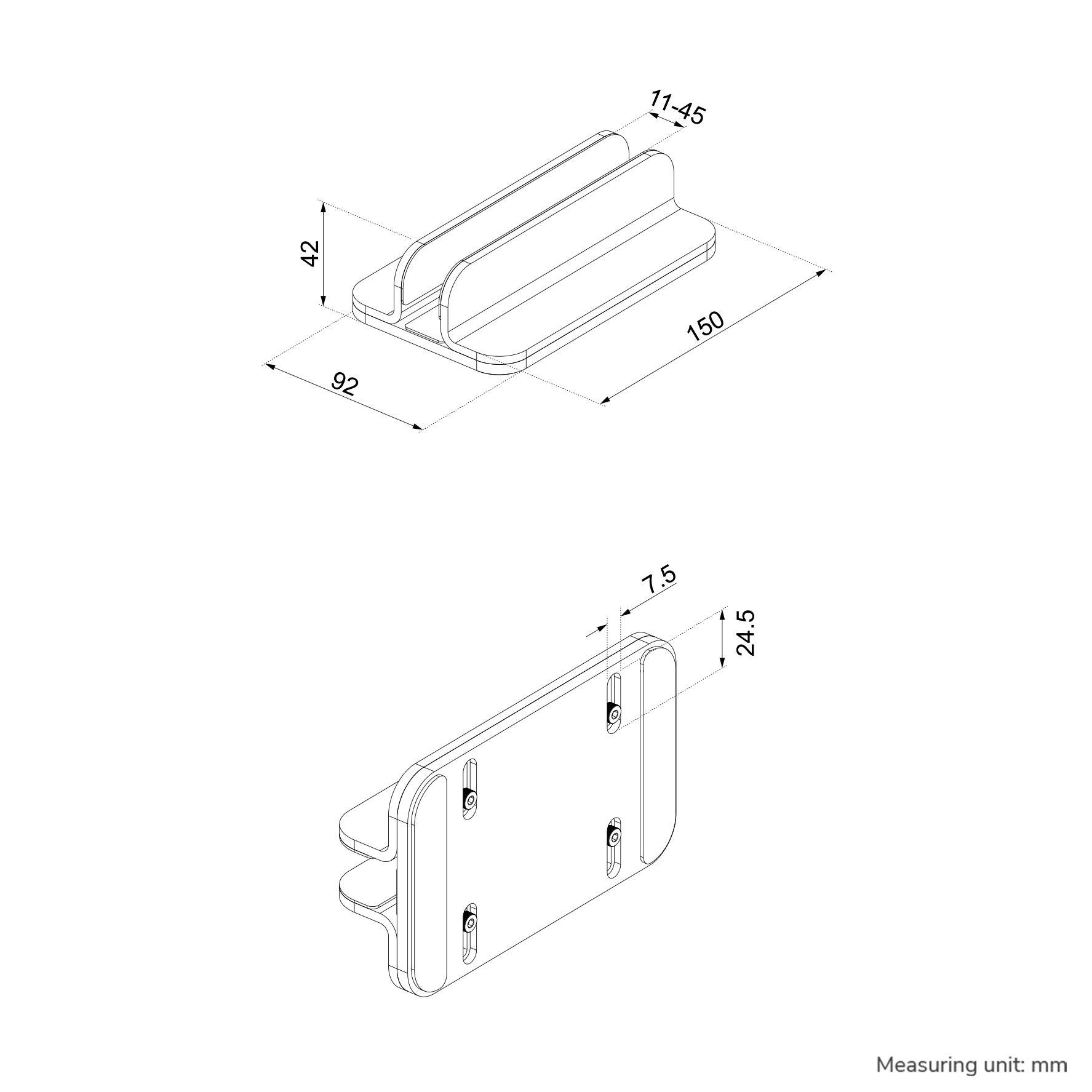 Suporte para Portátil NEOMOUNTS NSLS300SILVER (43,2 cm - Prateado) — miniatura 12