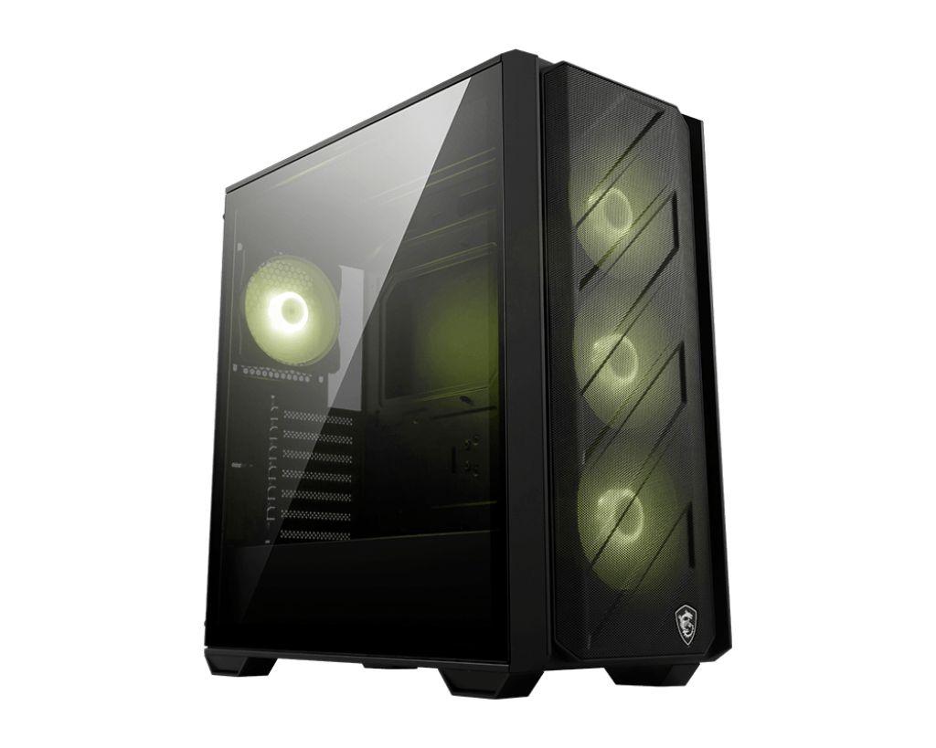 Caixa PC MSI MAG FORGE 330R AIRFLOW (ATX, Micro ATX, Mini-ITX - Midi Tower - Vidro temperado - Preto e Transparente)