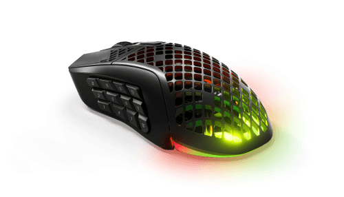 Rato STEELSERIES Aerox 9 Wireless (Ambidestro - 18000 DPI - Ótico - Preto)