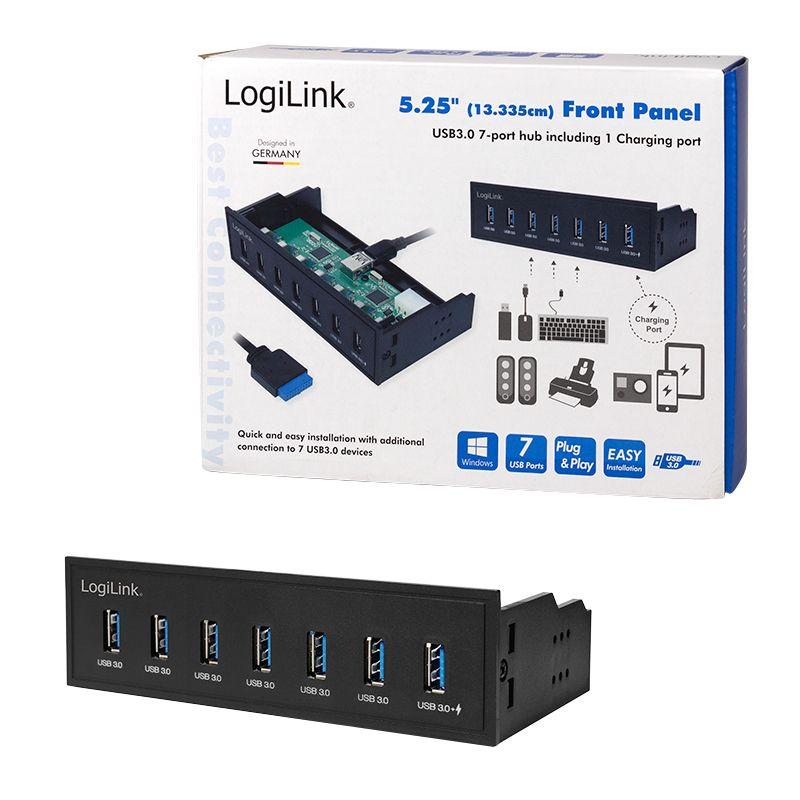 Hub USB Interno LOGILINK UA0342 (Preto) — miniatura 6