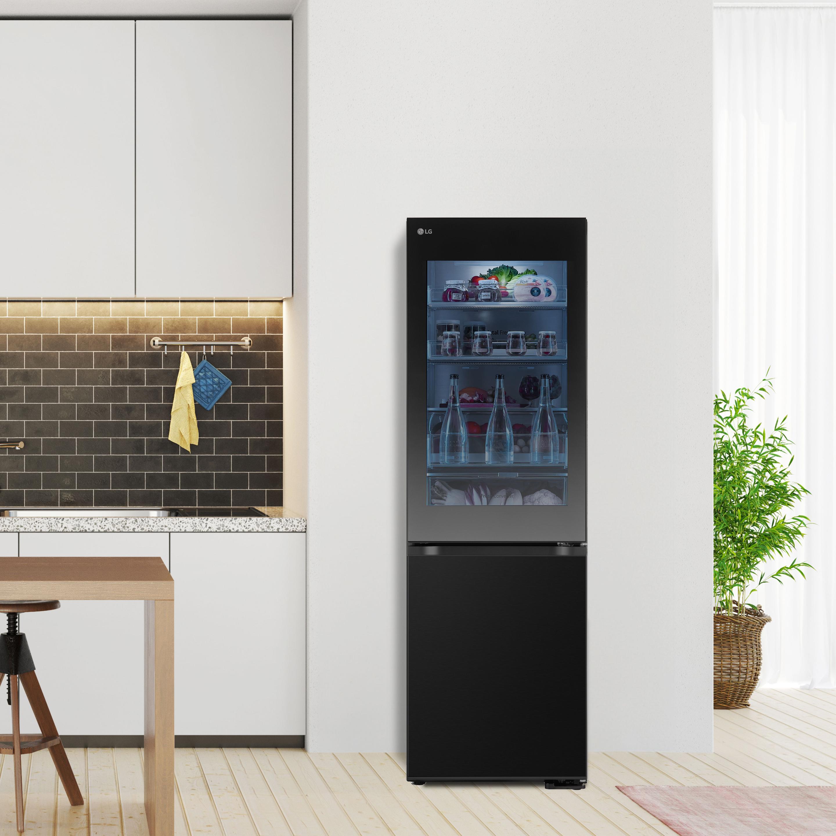 Frigorífico Combinado Independente LG GBG5160CEV (349 L - 186x59,5x67,6 cm - 60 cm - Preto), miniatura 3