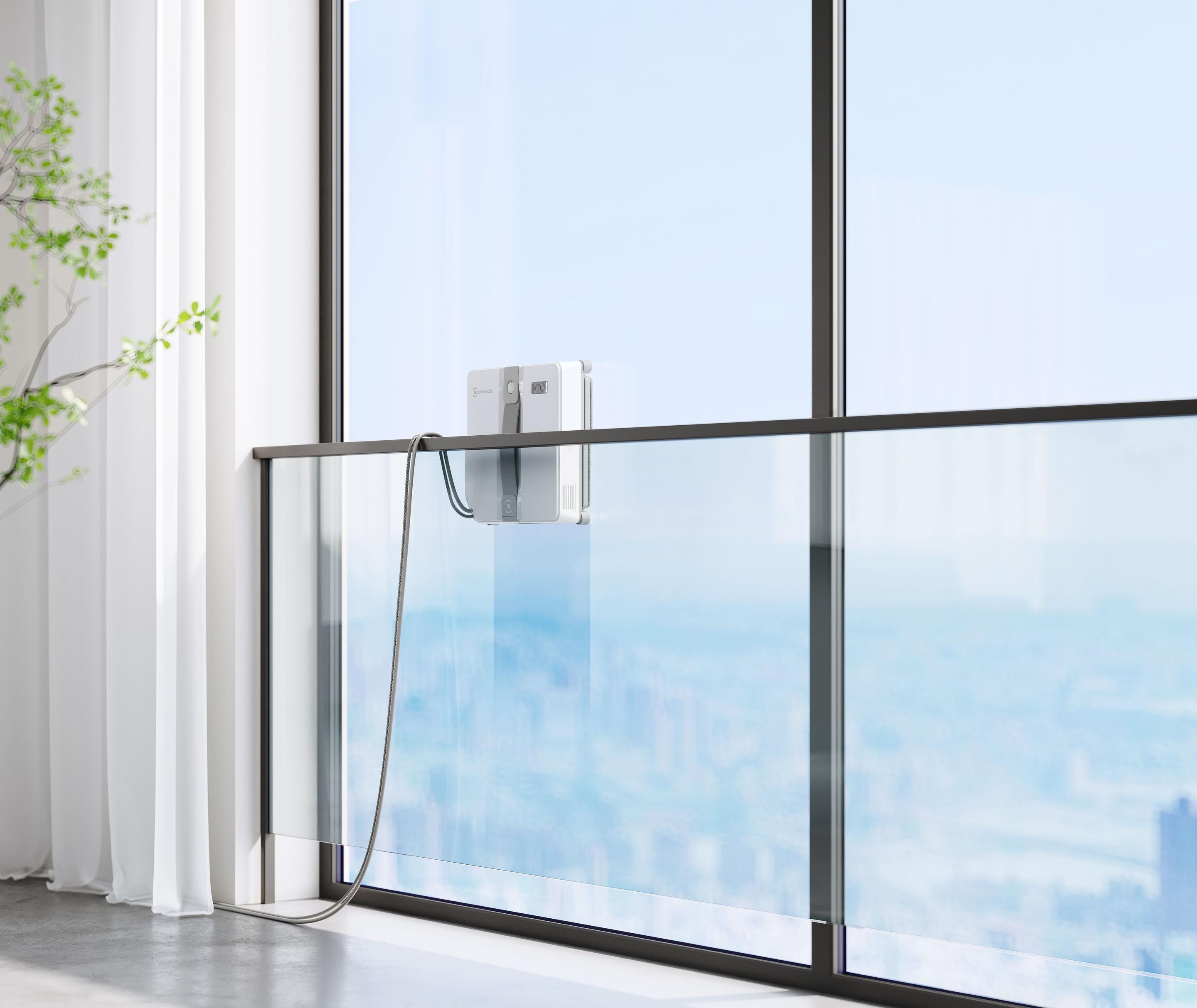 Robot Limpa-Vidros ECOVACS WINBOT MINI (Altura 21,5 cm - Cinzento e Branco) — miniatura 13