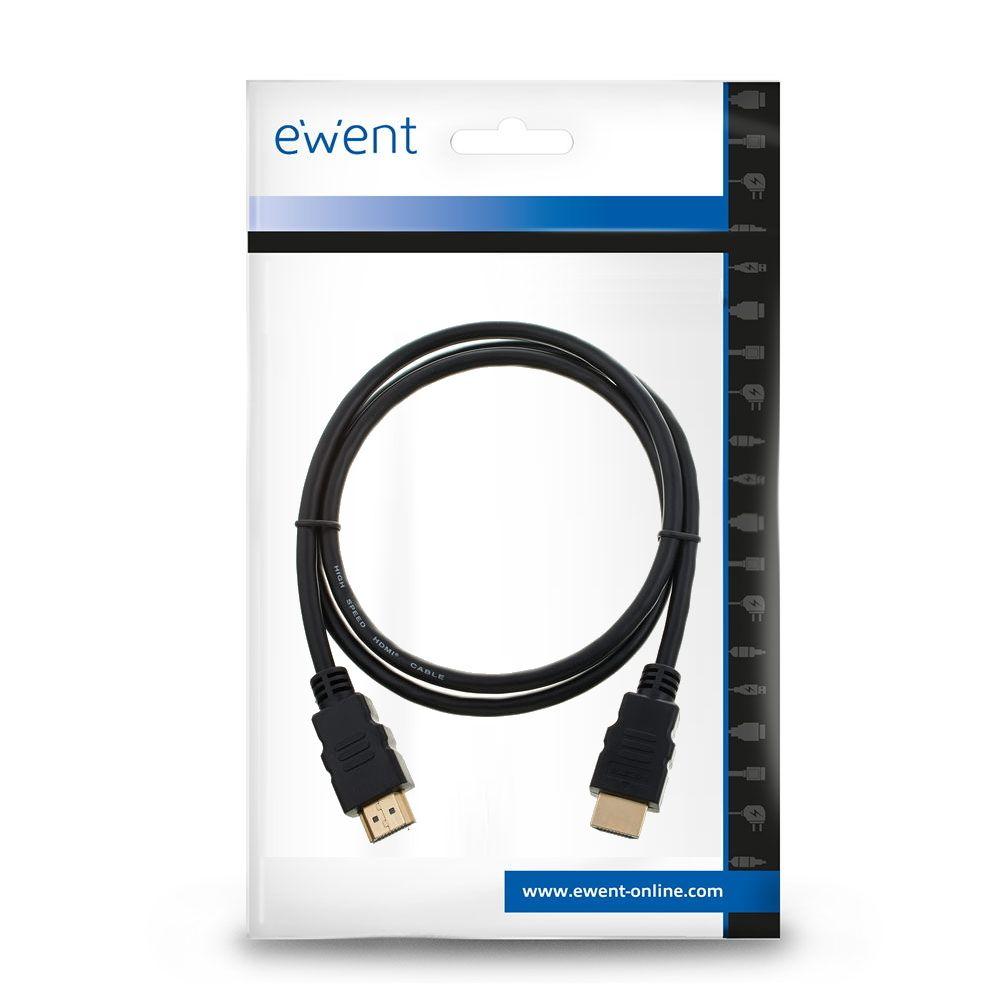 Cabo HDMI EWENT EC1321 (1,8 m - HDMI Type A - Preto), miniatura 4