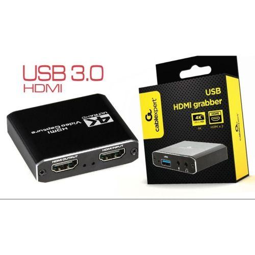 Adaptador de Captura de Vídeo GEMBIRD UHG-4K2-01 (15 m - Windows 10 - Preto), miniatura 3