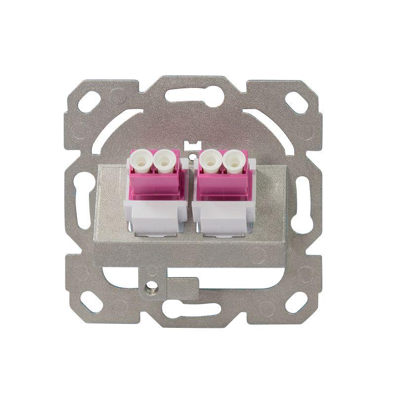 Tomada de Parede LOGILINK NK4024 (LC Duplex - 2 Tomadas - Branco), miniatura 3