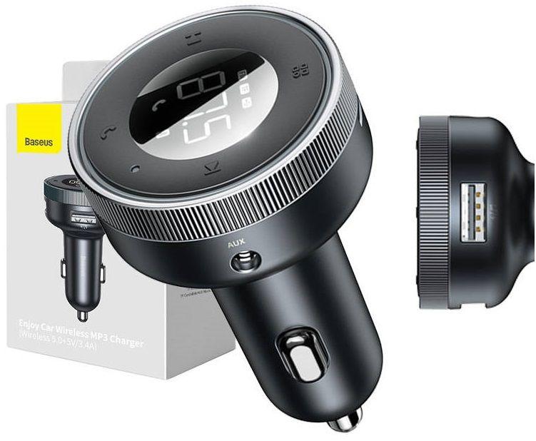 Transmissor FM BASEUS CCLH-01 (Preto) — miniatura 2
