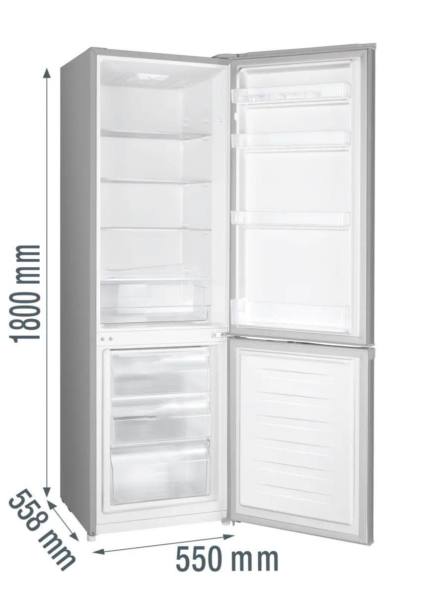 Frigorífico Combinado Independente GORENJE RK418DPS4I (269 L - 180x55x55,8 cm - 180 cm - Cinzento Metálico) — miniatura 4