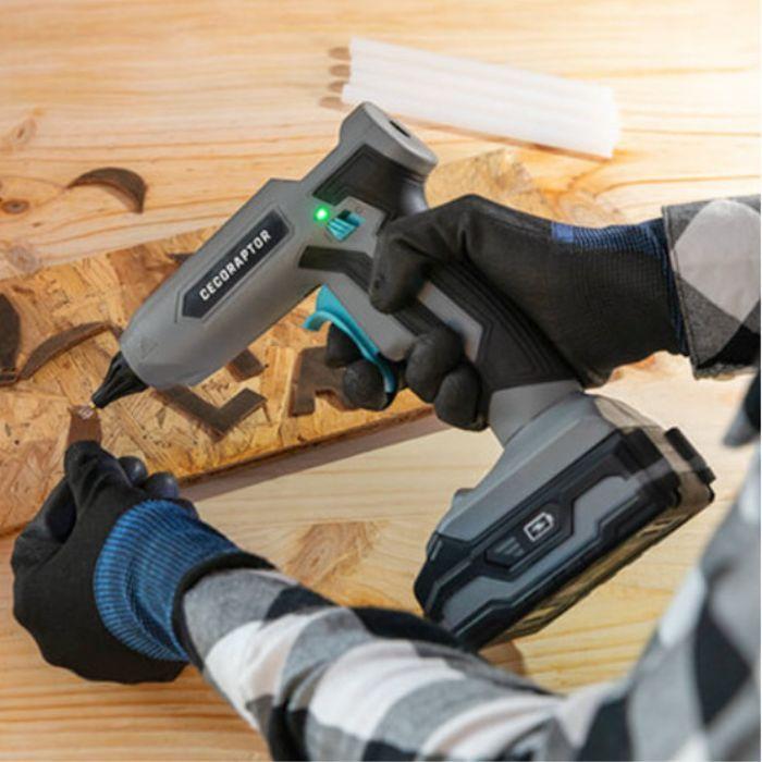 Pistola de Cola Quente CECOTEC CecoRaptor Perfect Fix 2020 Advance (20 V - Bateria recarregável - Preto e Cinza) — miniatura 4