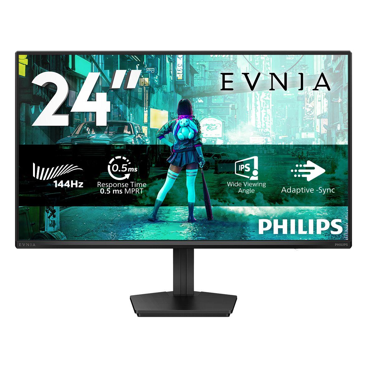 Monitor PHILIPS Evnia 3000 24M2N3200NF/00 (23,8" - IPS - 144 Hz - Preto), miniatura 2