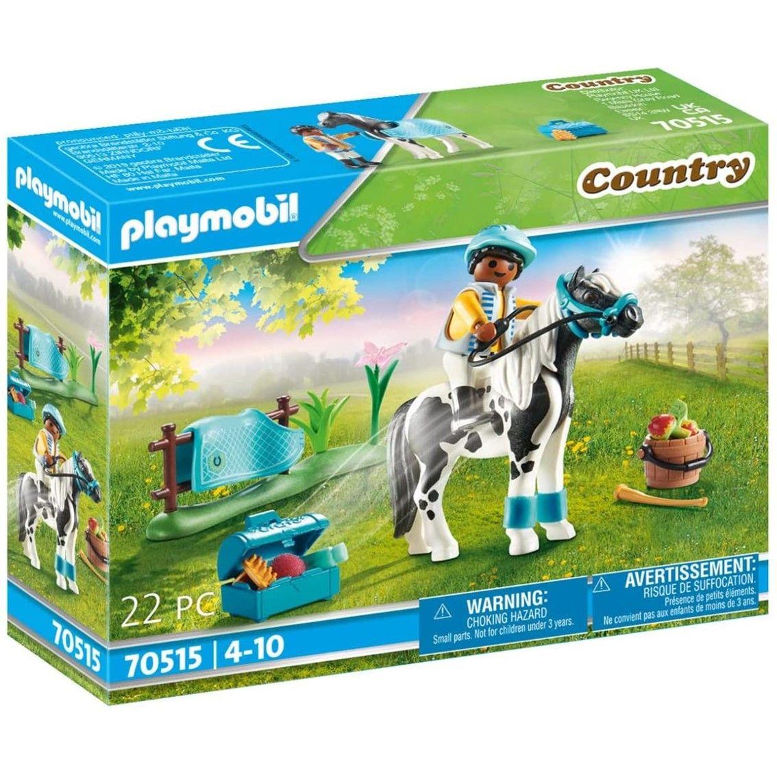 Pónei Colecionável PLAYMOBIL 70515 (Country - 4 anos)